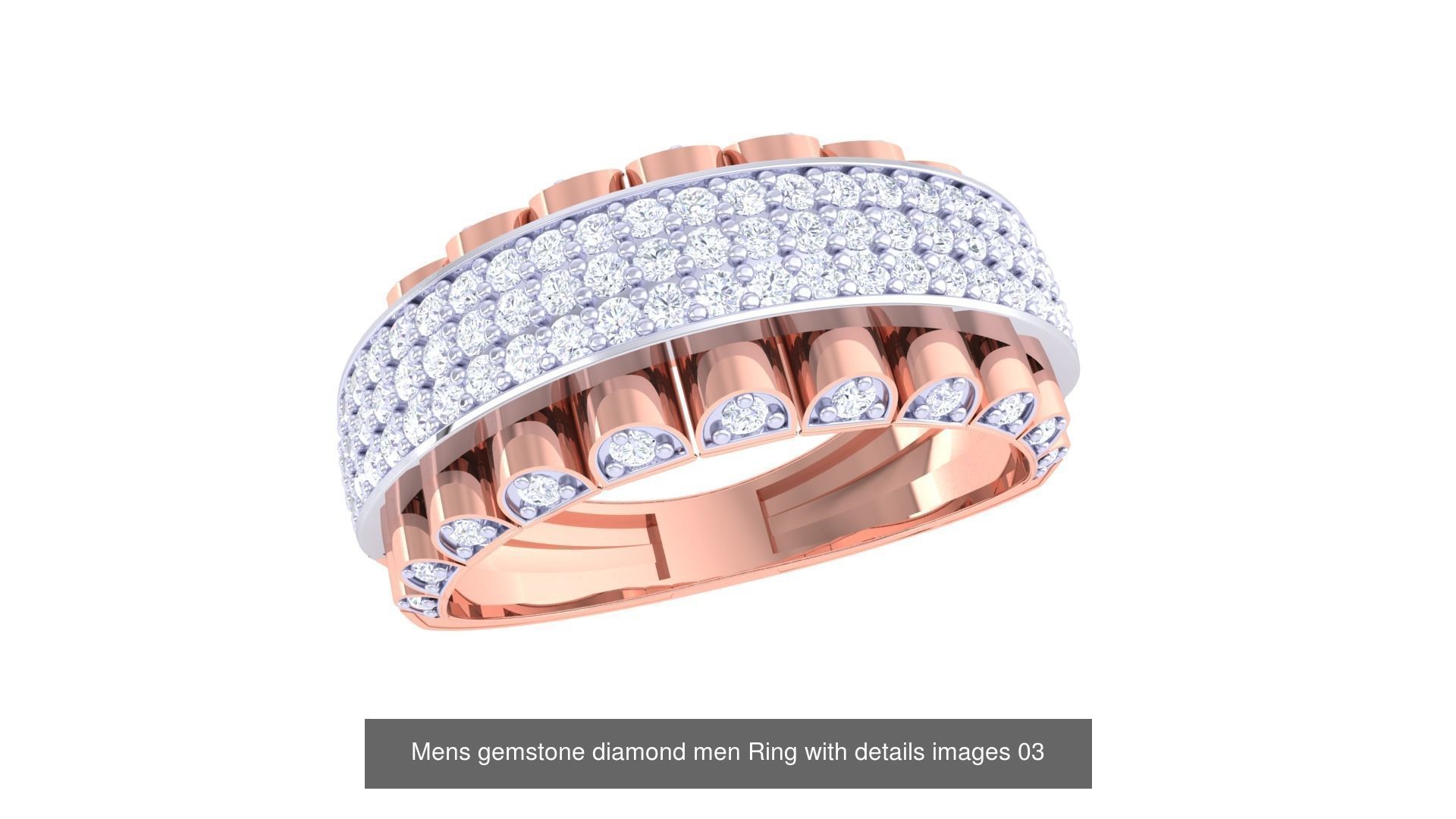 Mens gems diamond Rings bulk pack bundle collection _54