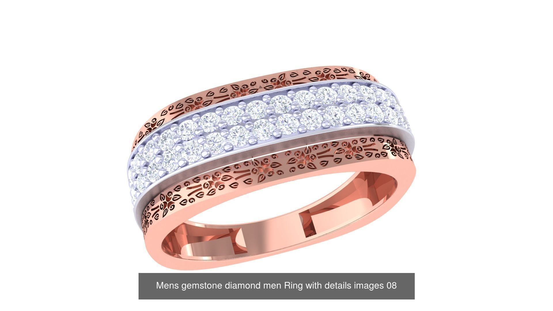 Mens gems diamond Rings bulk pack bundle collection _49