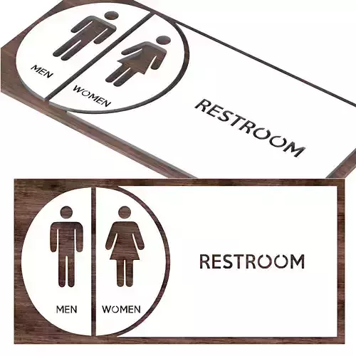Restroom Sign