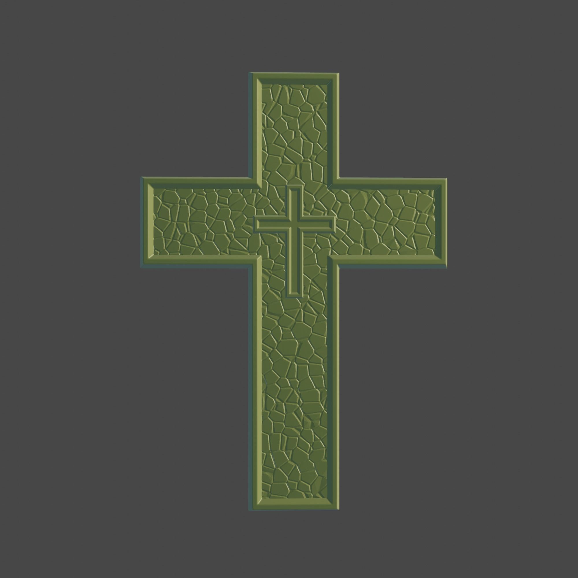 3D model STL FILE for CNC milling machine Wall Cross  3D print model_7