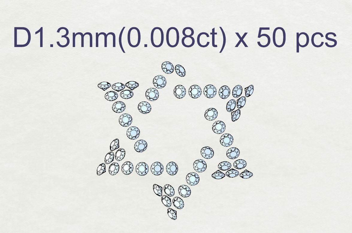 Star of David Pendant P 0005B 3D print model_12