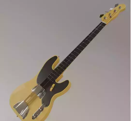Vintage Bass Guitar 