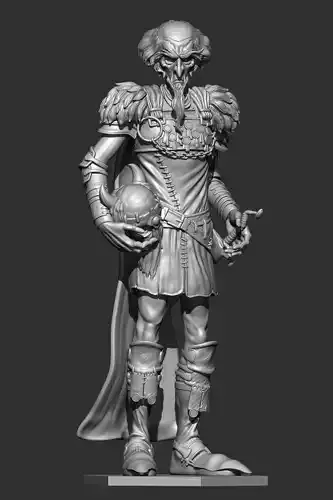 King Haggard 3D print model