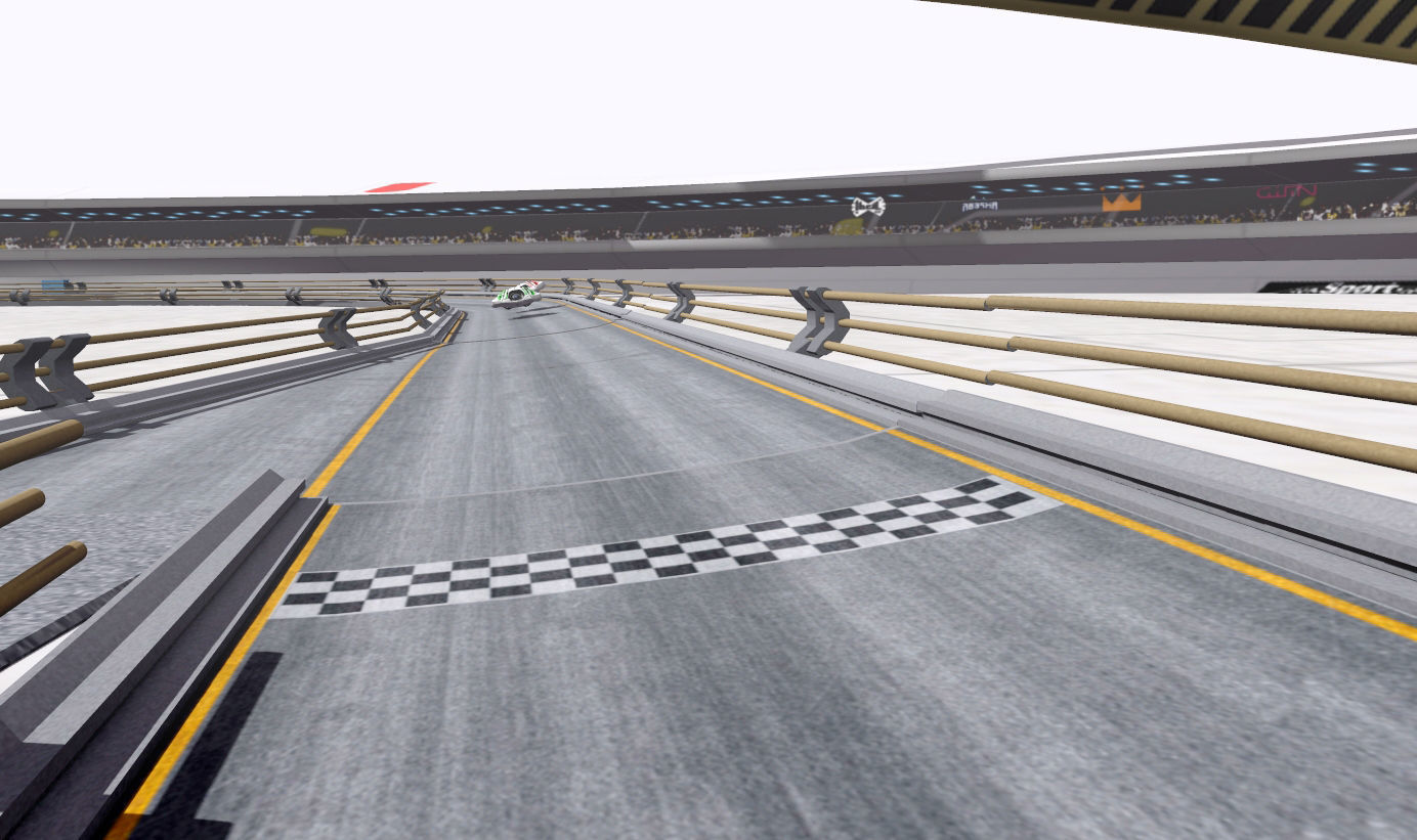 Arena Race Track Low-poly 3D model_9