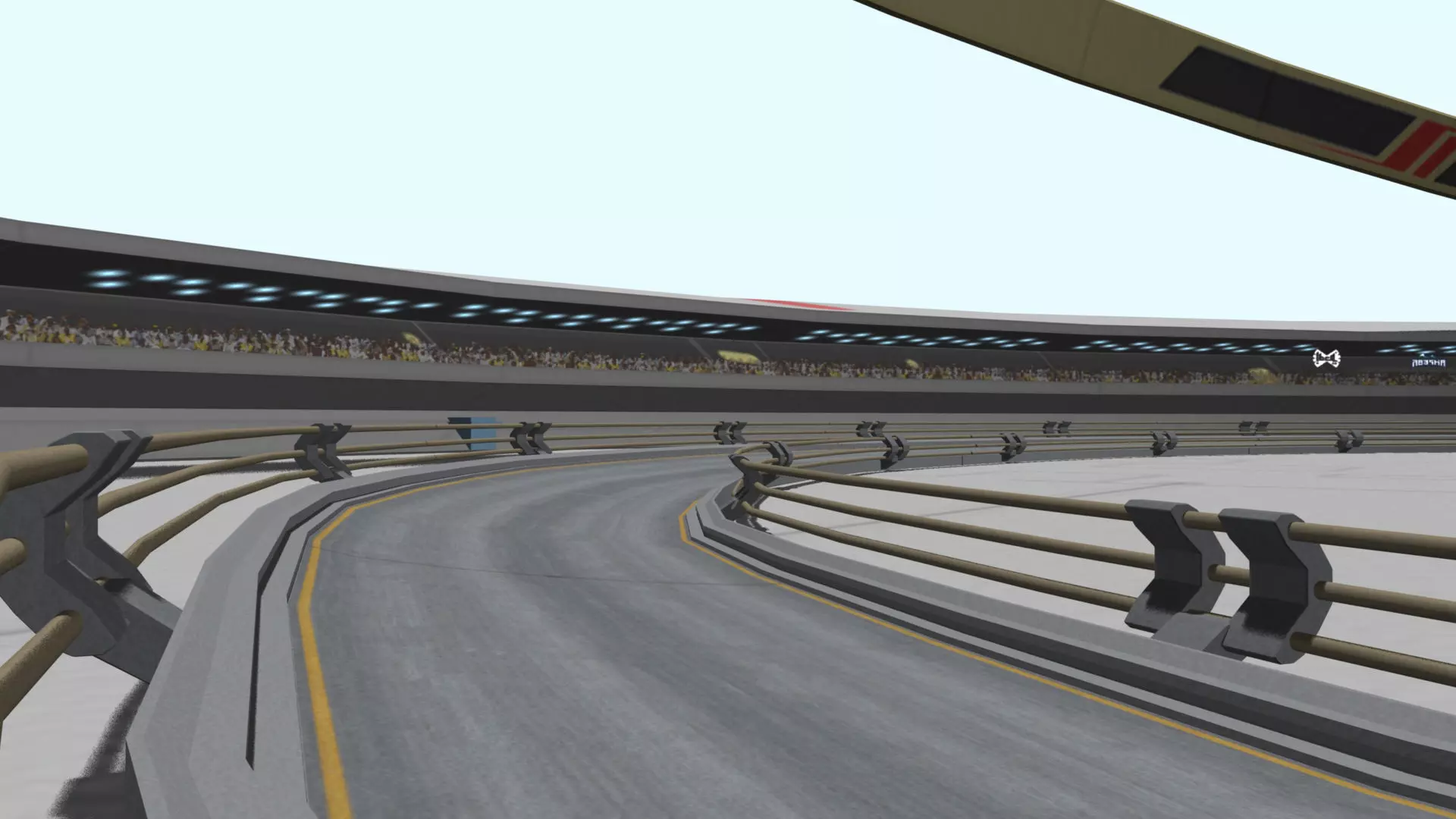 Arena Race Track Low-poly 3D model_0