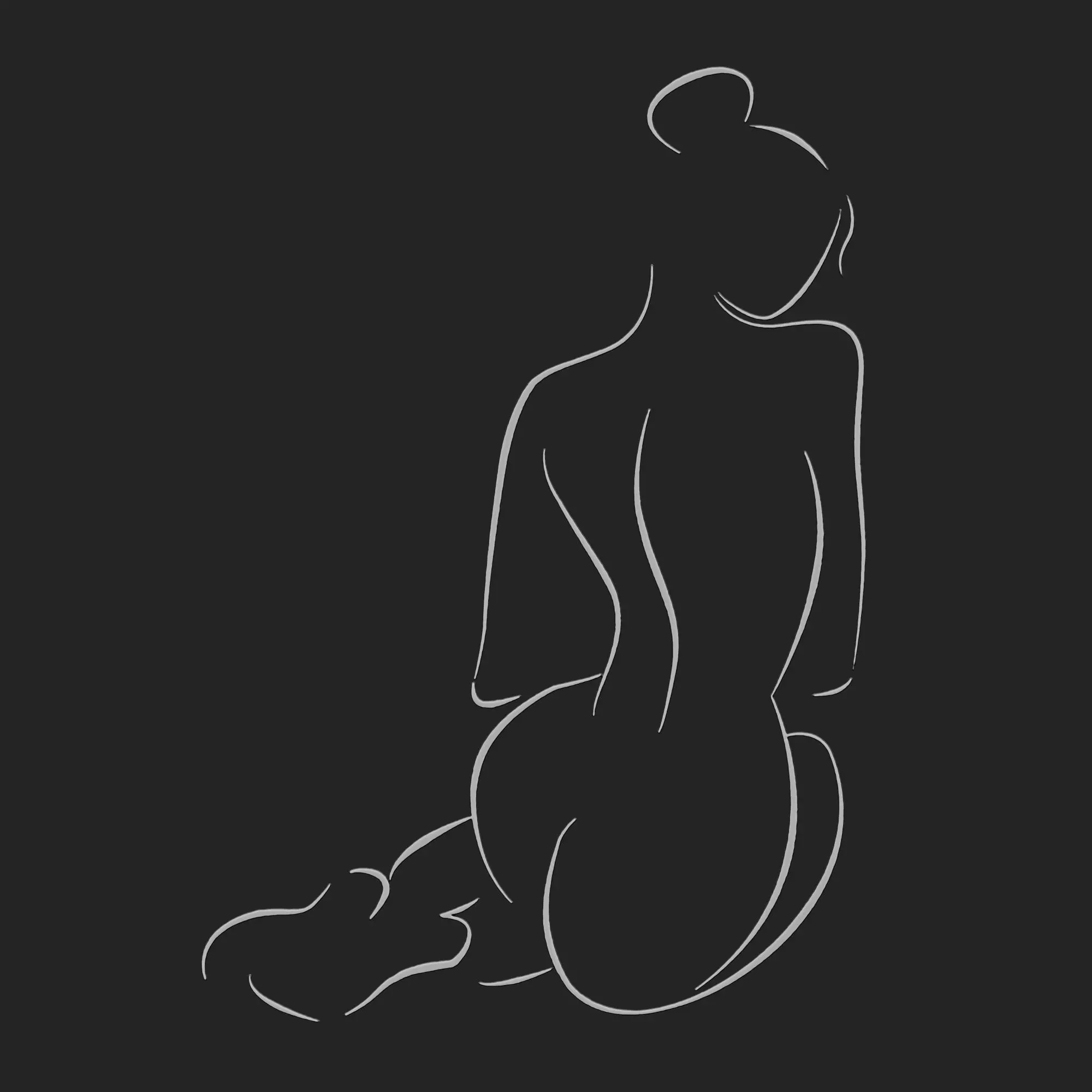 SEXY GIRL - WALL ART 3D print model_0