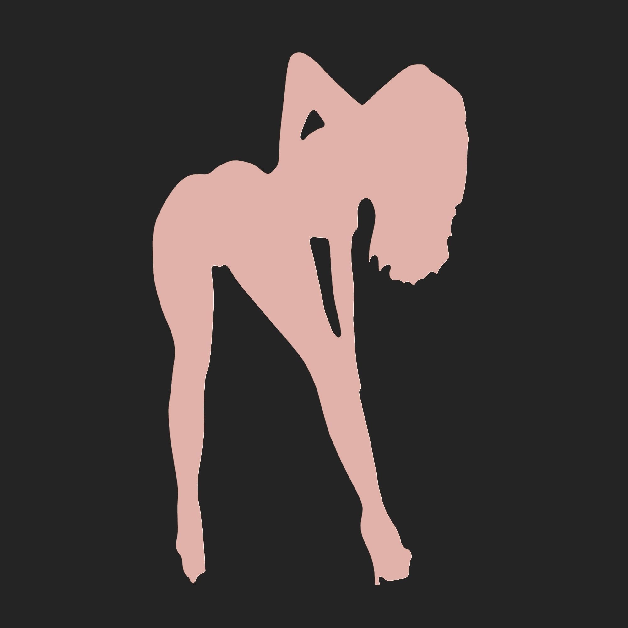 SEXY GIRL - WALL ART 3D print model_1