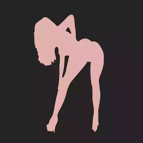 SEXY GIRL - WALL ART 3D print model