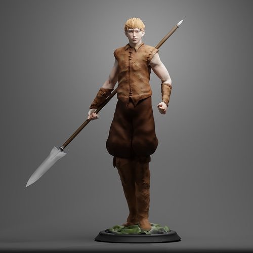 Adventurer- MINIATURE 75mm Free 3D print model