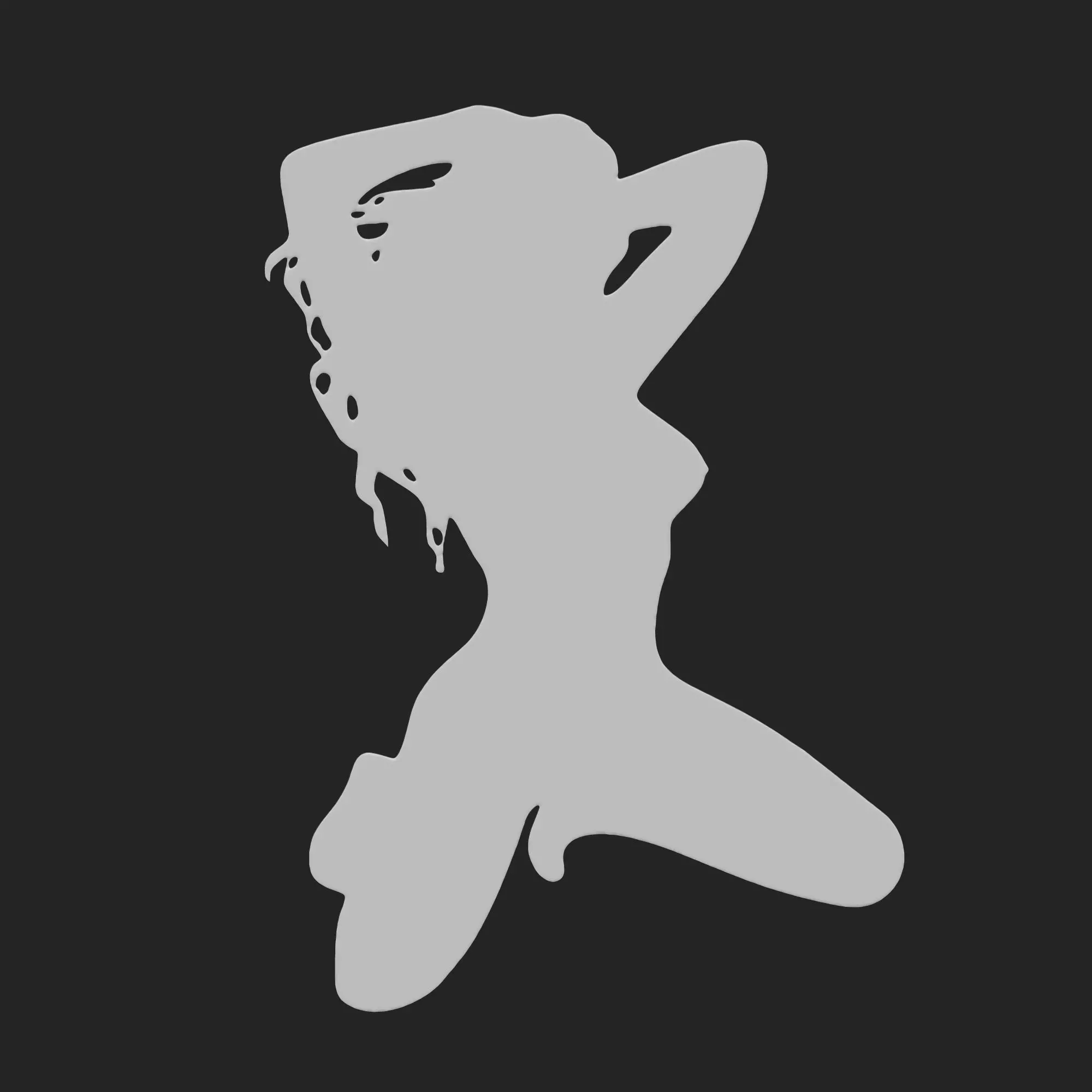 SEXY GIRL - WALL ART 3D print model_0