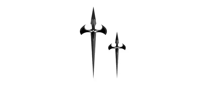 Niffty Angelic dagger - Hazbin hotel 3D print model