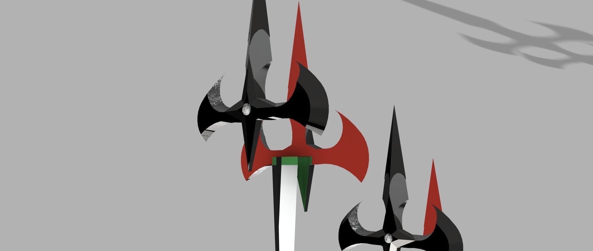 Niffty Angelic dagger - Hazbin hotel 3D print model_8