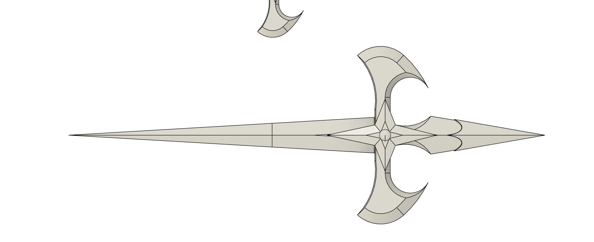 Niffty Angelic dagger - Hazbin hotel 3D print model_11