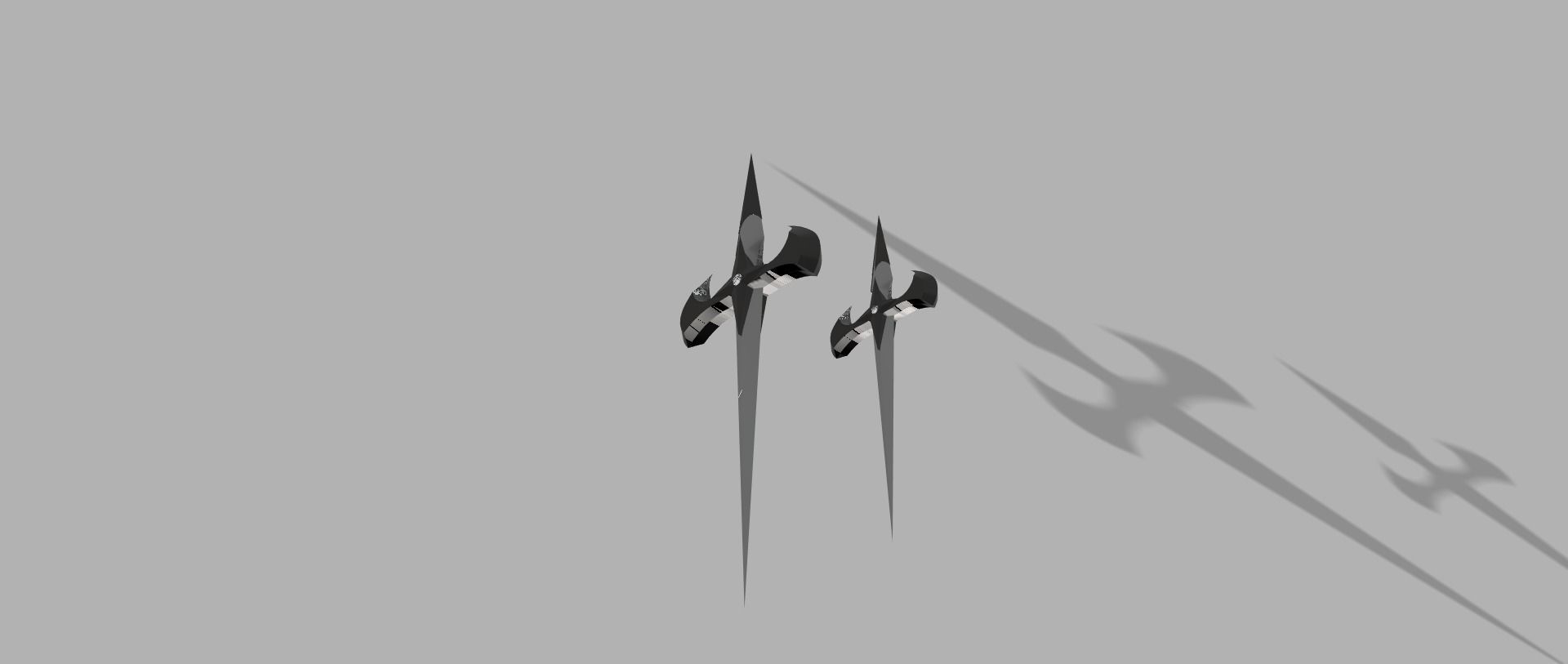 Niffty Angelic dagger - Hazbin hotel 3D print model_3