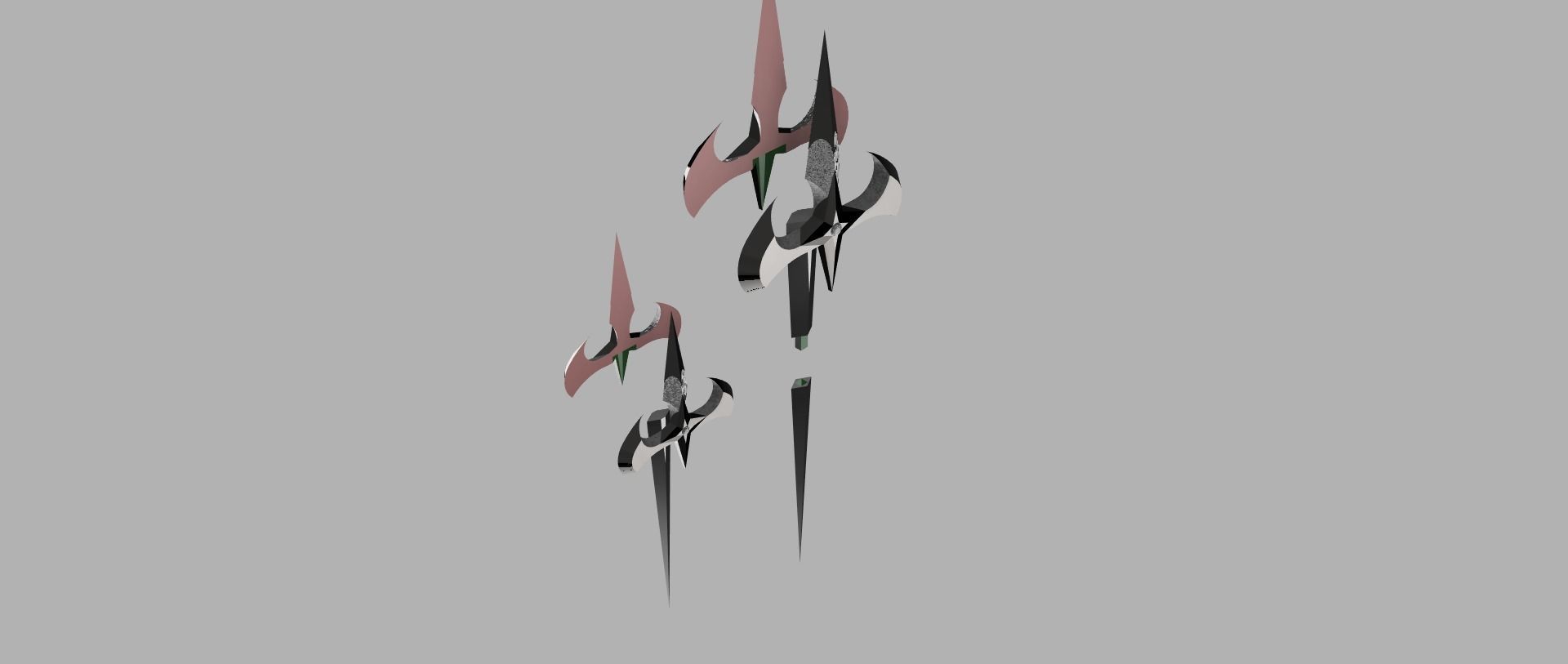 Niffty Angelic dagger - Hazbin hotel 3D print model_7