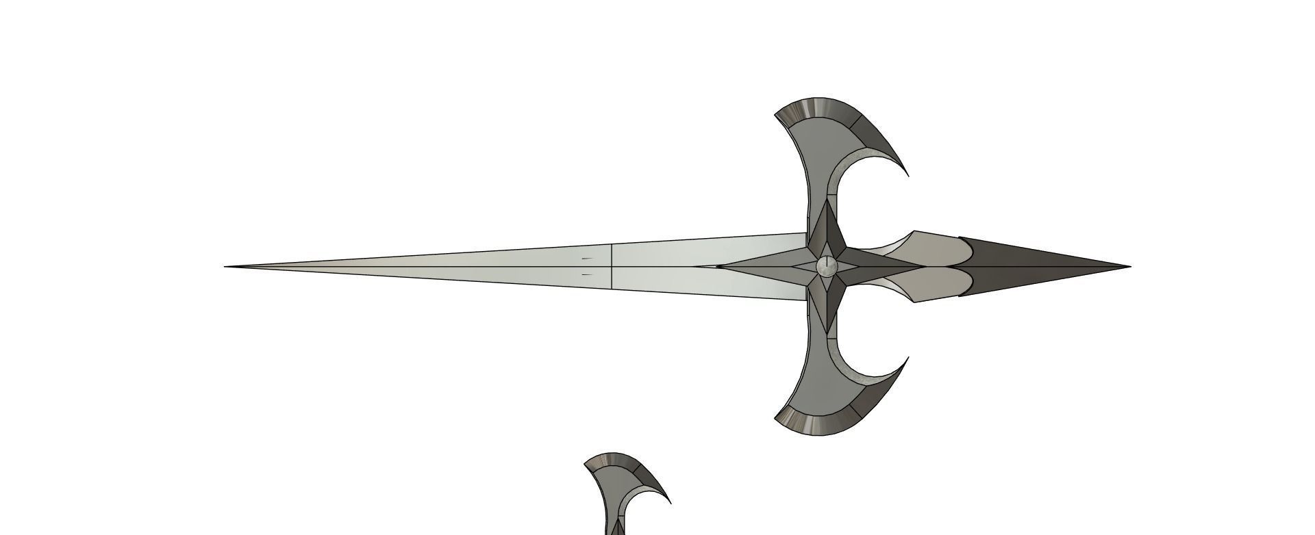 Niffty Angelic dagger - Hazbin hotel 3D print model_14