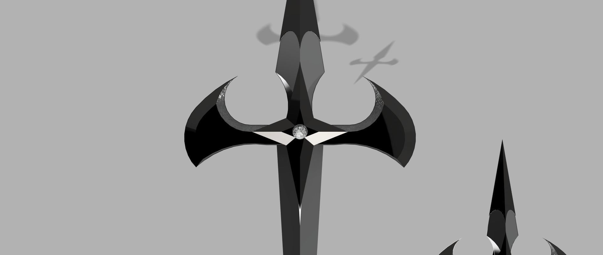 Niffty Angelic dagger - Hazbin hotel 3D print model_5