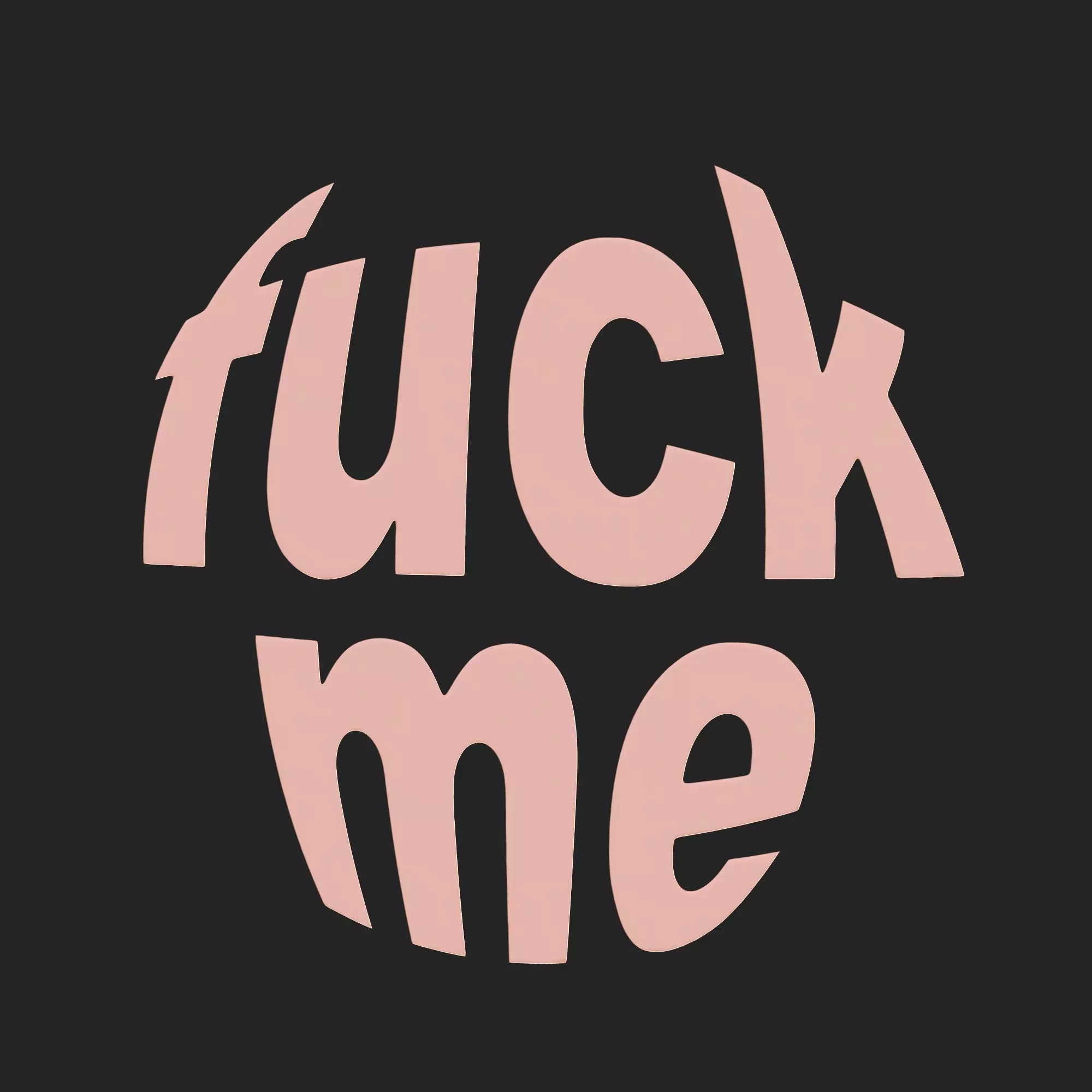 FUCK ME WALL ART 3D print model_0