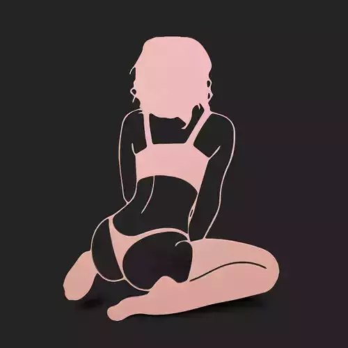 SEXY GIRL - WALL ART