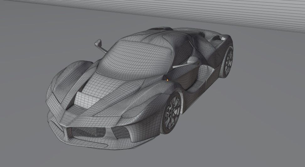 LaFerrari 3D model 3D model_2