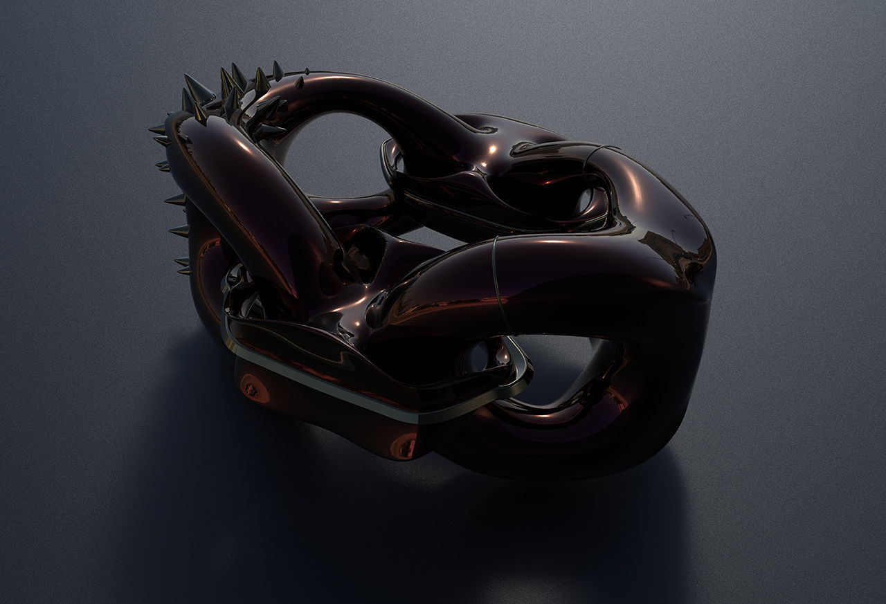 geometric modern art gm25 3D print model_12