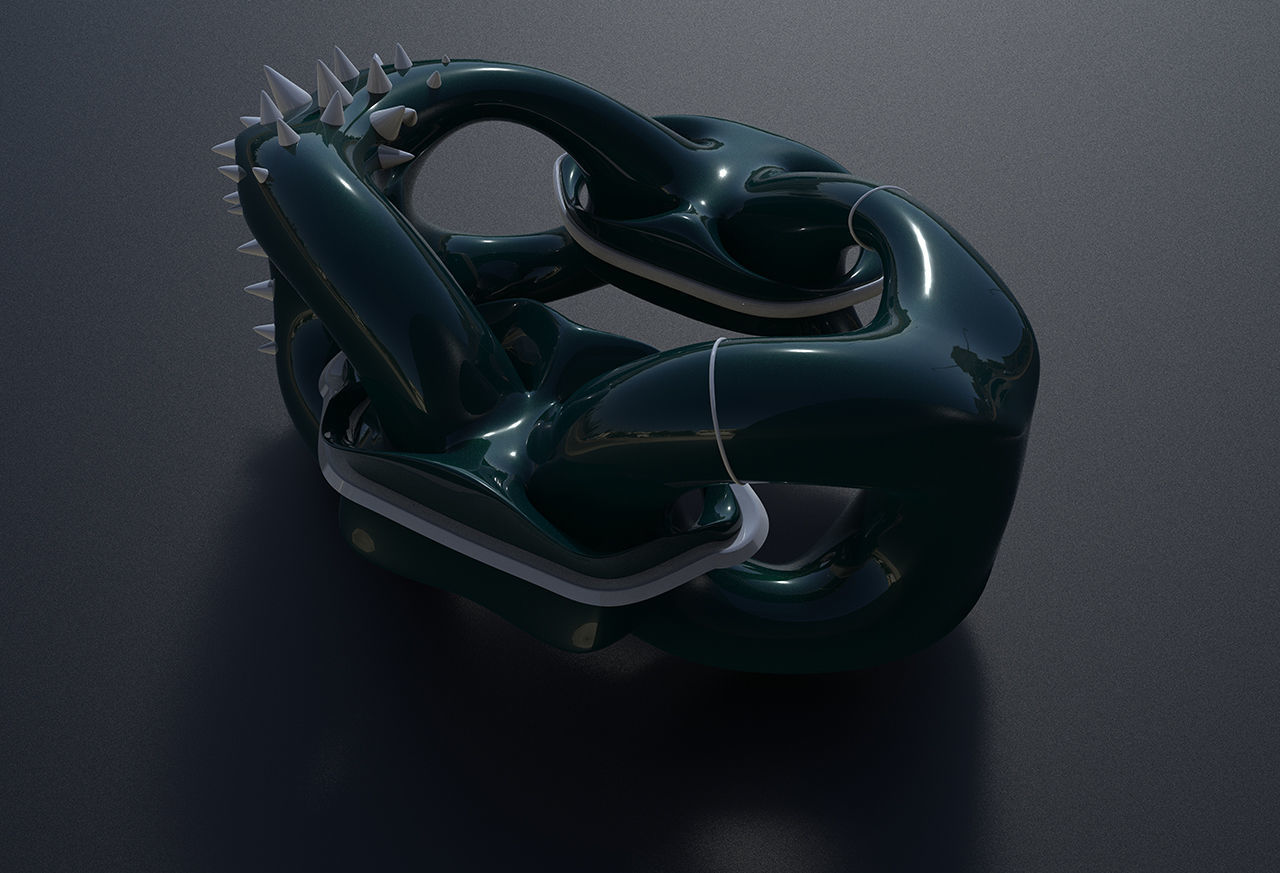 geometric modern art gm25 3D print model_9