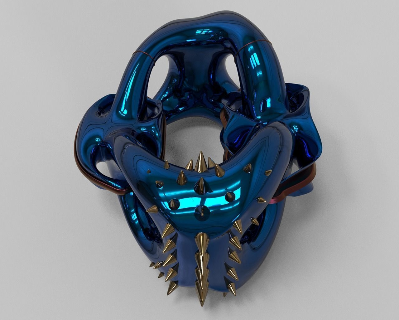 geometric modern art gm25 3D print model_3