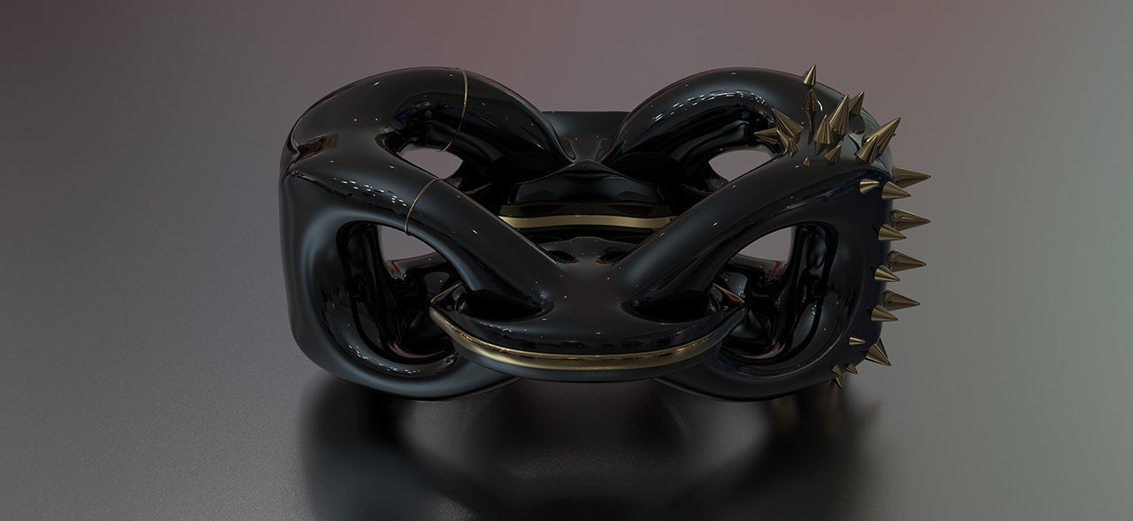 geometric modern art gm25 3D print model_8