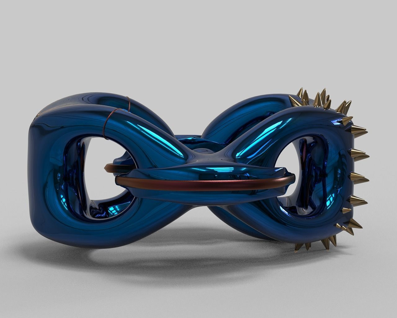 geometric modern art gm25 3D print model_4