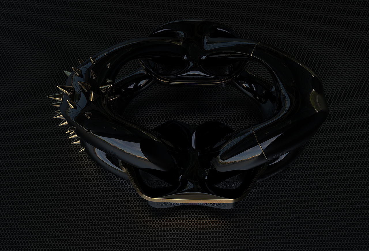 geometric modern art gm25 3D print model_13