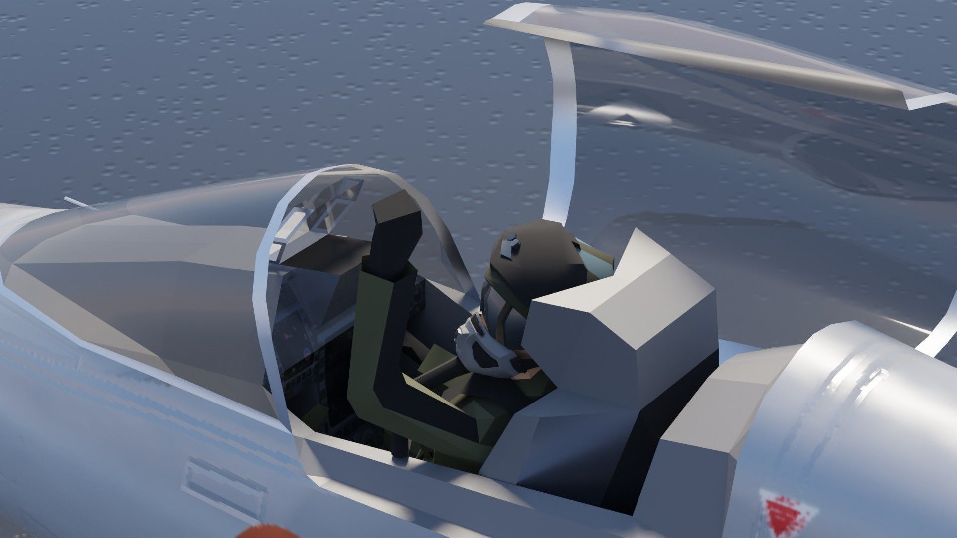 HAL Tejas Low-poly 3D model_25