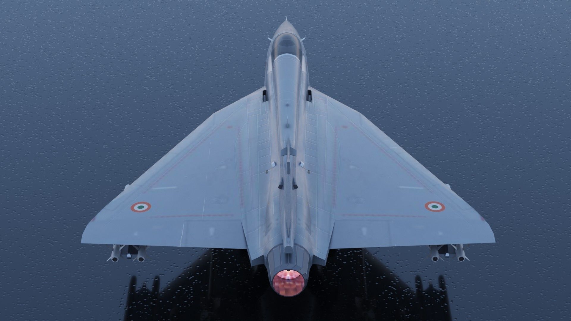 HAL Tejas Low-poly 3D model_6