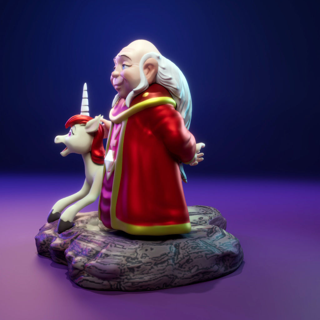 Uni and Dungeon Master 3D print model_1