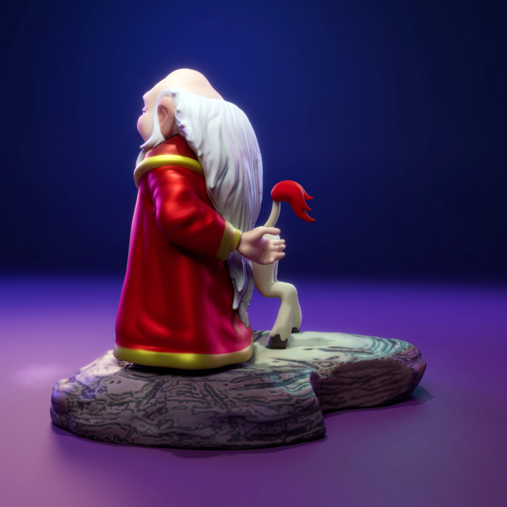 Uni and Dungeon Master 3D print model_4