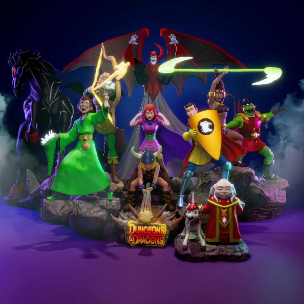 Uni and Dungeon Master 3D print model_7