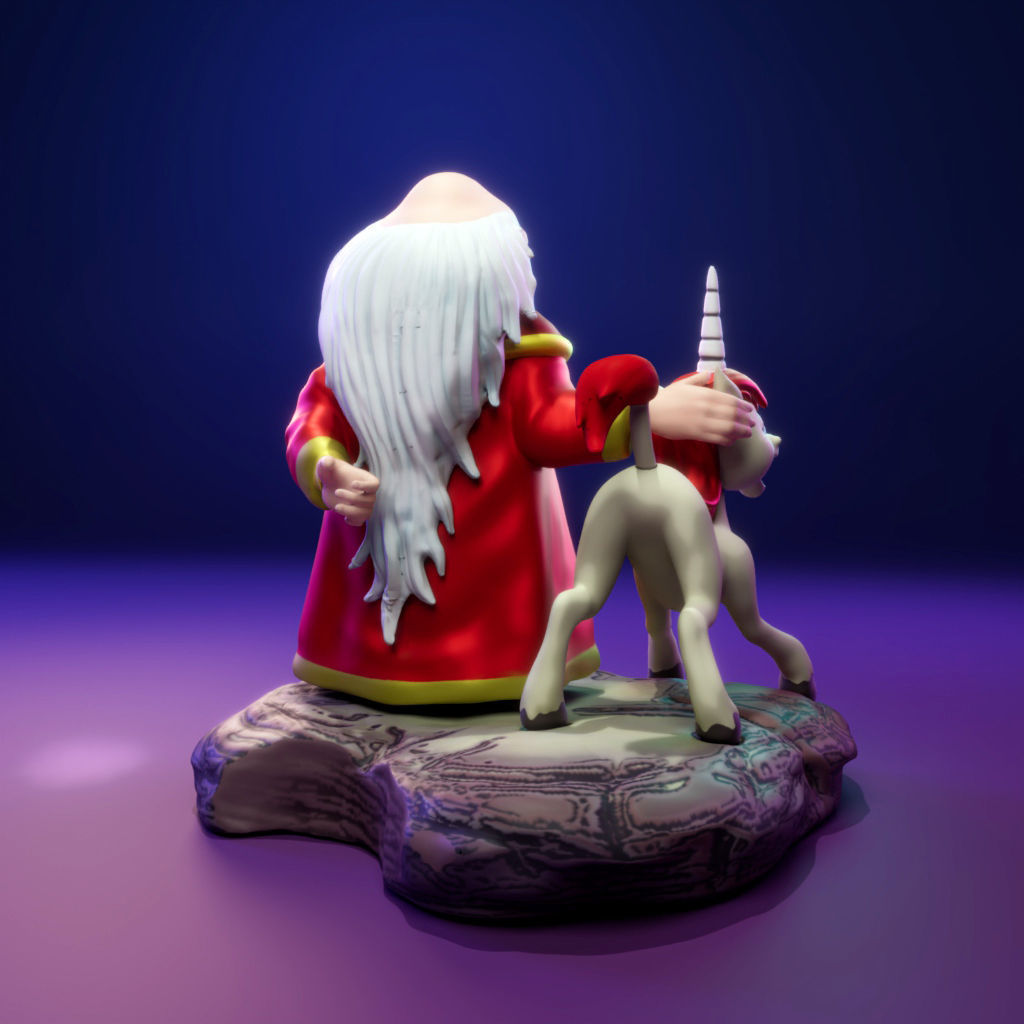 Uni and Dungeon Master 3D print model_3