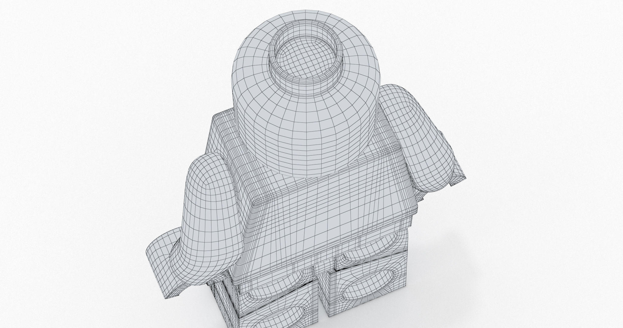 Lego Minifigure Pack Basic 3D model_12