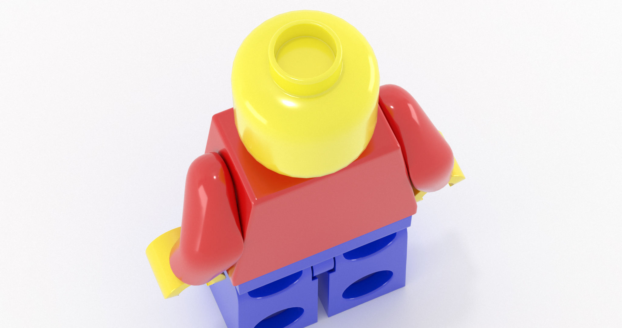 Lego Minifigure Pack Basic 3D model_11