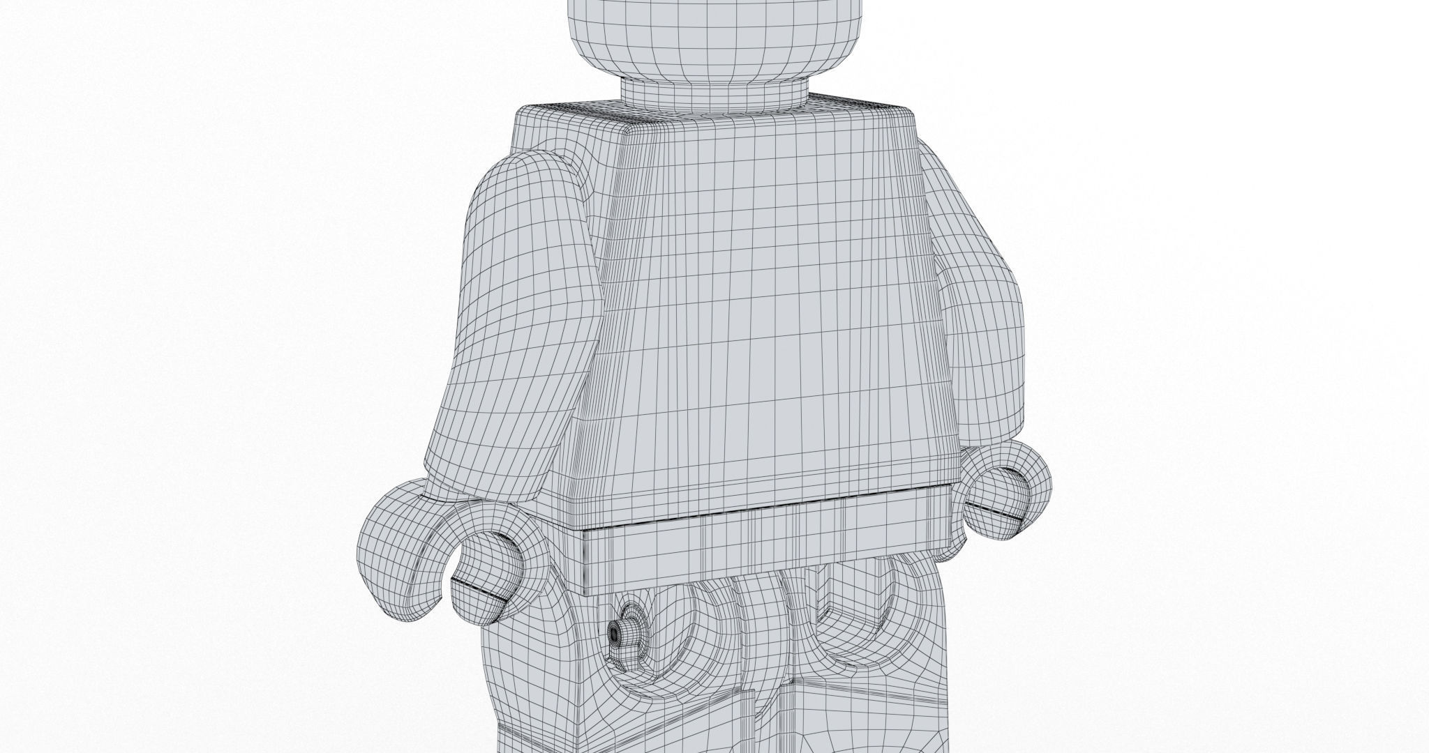 Lego Minifigure Pack Basic 3D model_10