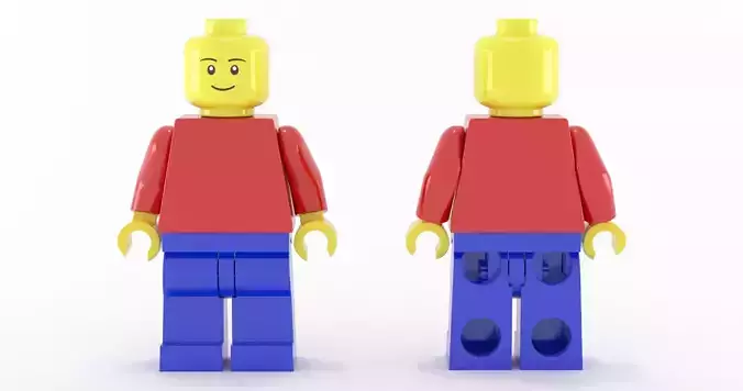 Lego Minifigure Pack Basic 3D model