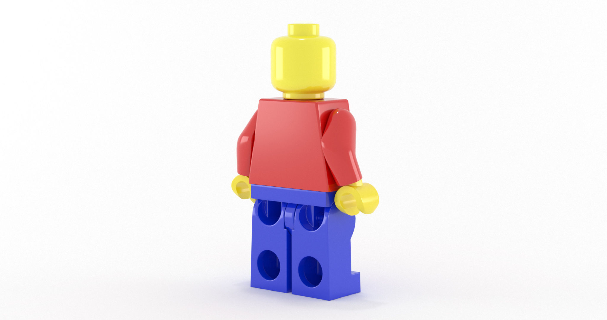 Lego Minifigure Pack Basic 3D model_4