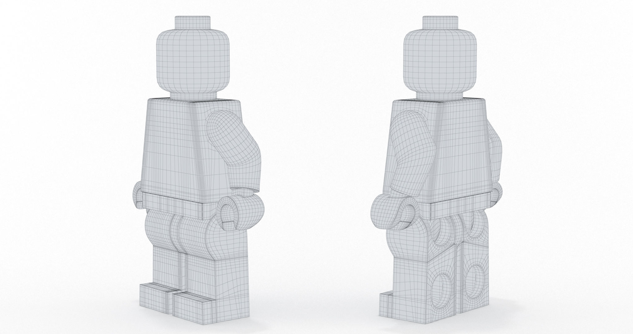 Lego Minifigure Pack Basic 3D model_8