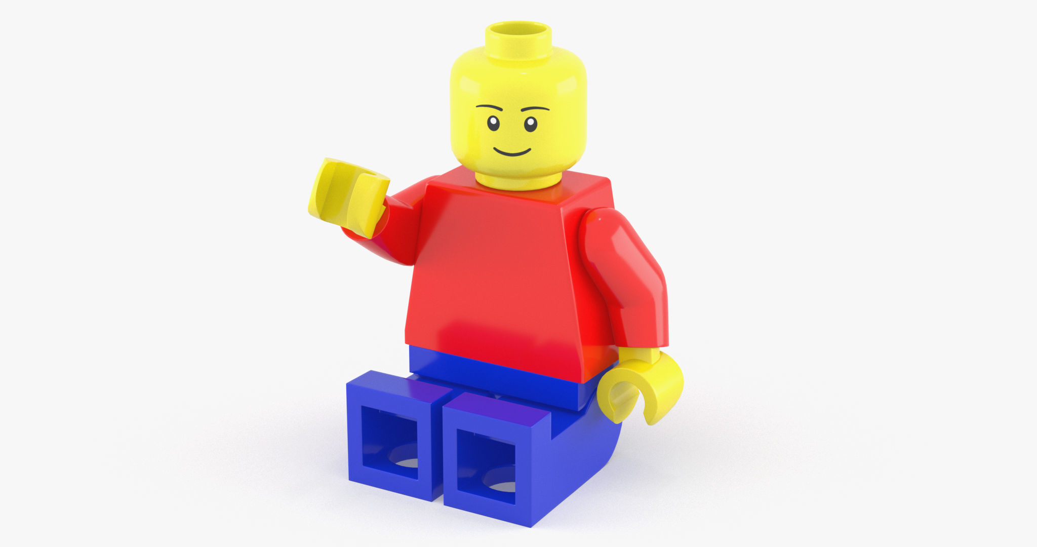 Lego Minifigure Pack Basic 3D model_24