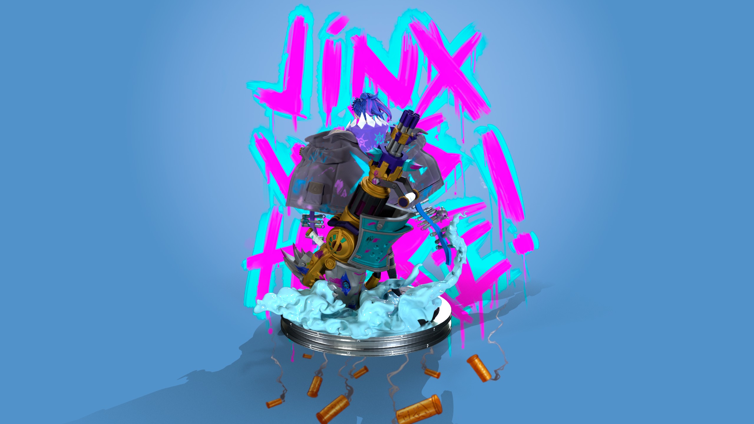 Fractured Jinx NSFW - Arcane 3D print model_6