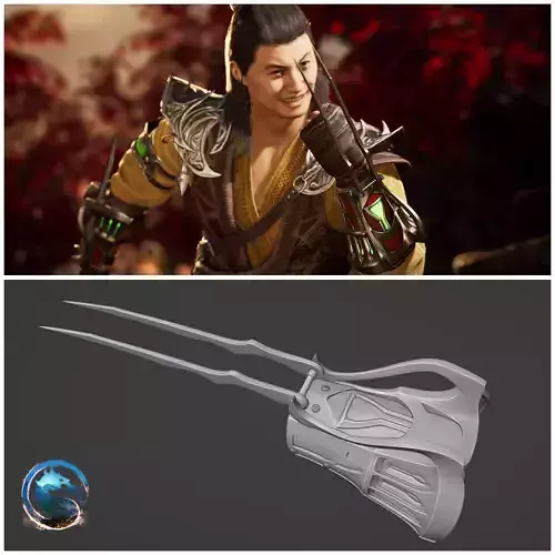 Shang Tsung Tekko-Kagi weapon - Polkard Flesh Ripper 3D print model