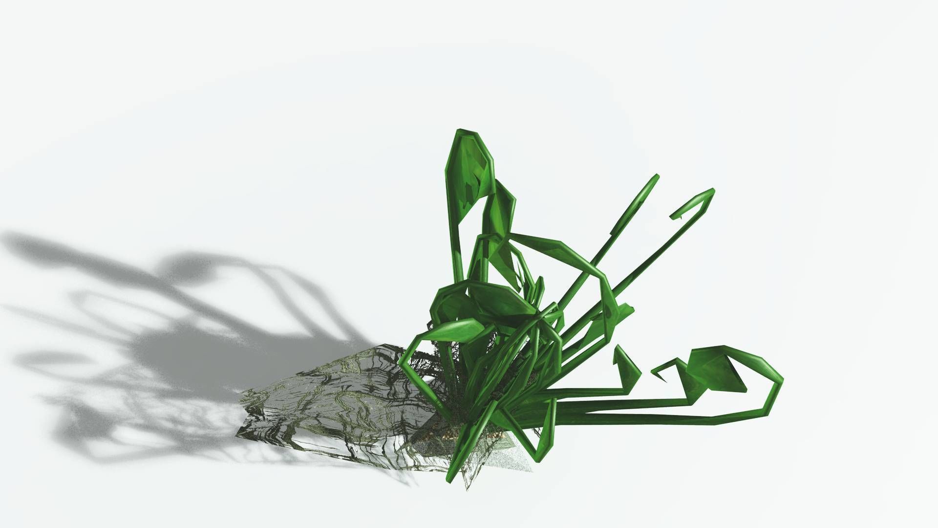 EVERYPlant Alethopteris Seed Fern LowPoly 3 --12 Models-- Low-poly 3D model_21