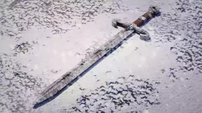 Medieval Sword Dirty