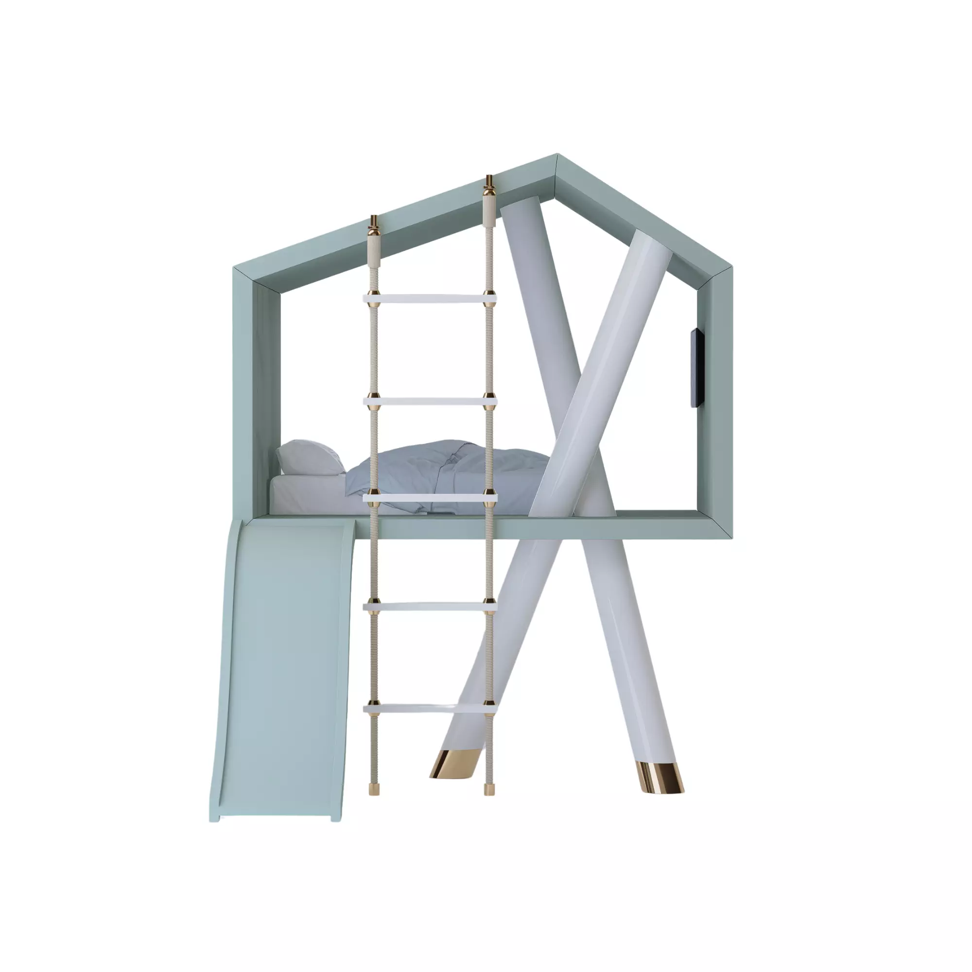 Children Bed Playhouse 3D model
