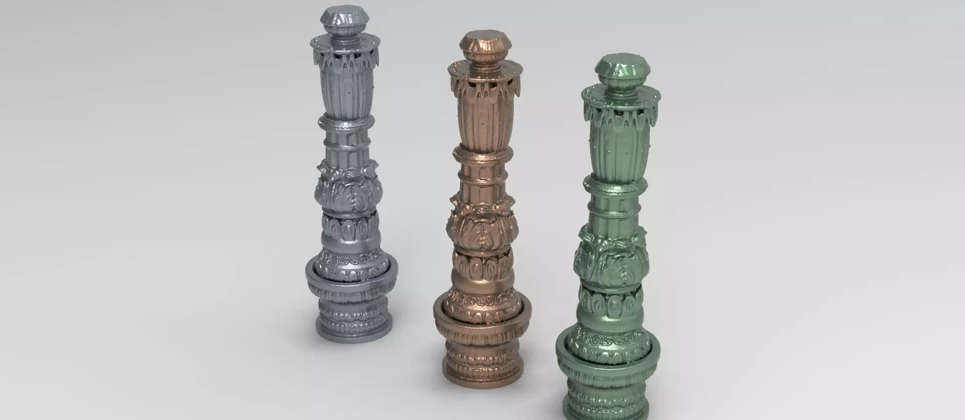 Pagan Celtic stone 3D model_0