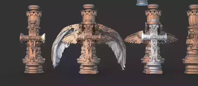 Rome Cross 3 designs 3D model